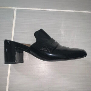 Vionic Annabel Patent Leather Open Back Loafer Mules Black 8